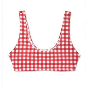 ❤️ Red Gingham Bikini Top ❤️
